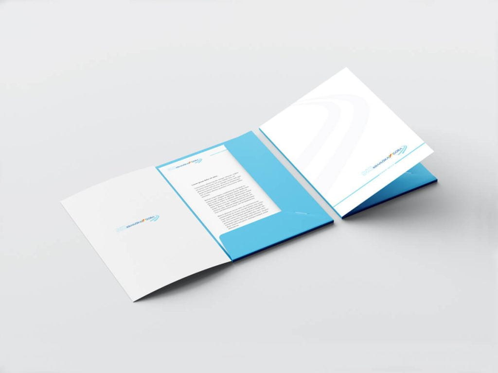 oblikovanje in tisk mape