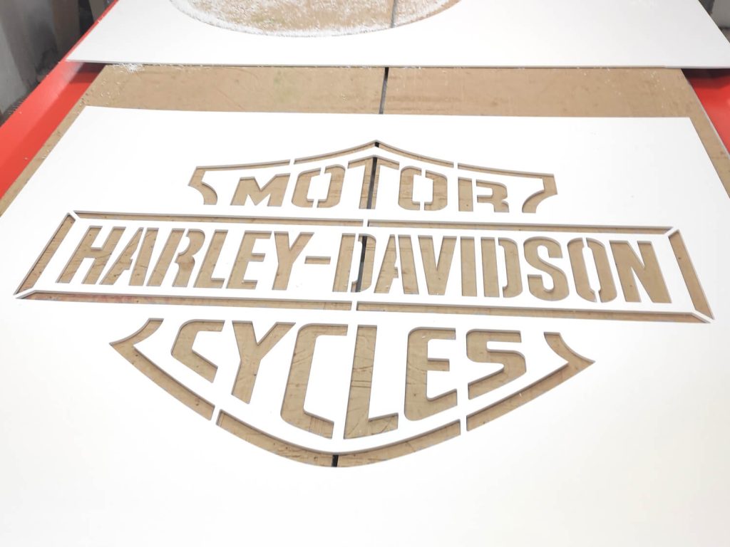 cnc šablona za barvanje